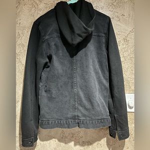 DC Black Denim  Hoodie Jacket (M)